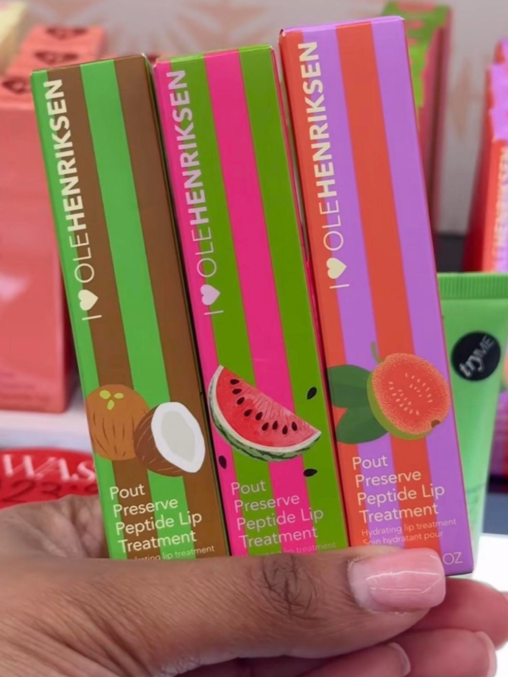 3 Ole Henricksen: POUT PRESERVE CHILLERS PEPTIDE LIP TREATMENT: ALL 3